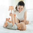 thumbnail image 4 of XZNGL Log Cartoon Rattle Baby Toy Newborn Baby Can Shaking Drum Traditional Childrens Early Education, 4 of 8