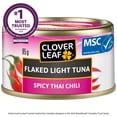 thumbnail image 1 of Clover Leaf® Spicy Thai Chili Flaked Light Tuna 85g, Wild Caught, Gluten Free, 15g Protein per Serving, Ready to Eat, Gluten Free., 1 of 4