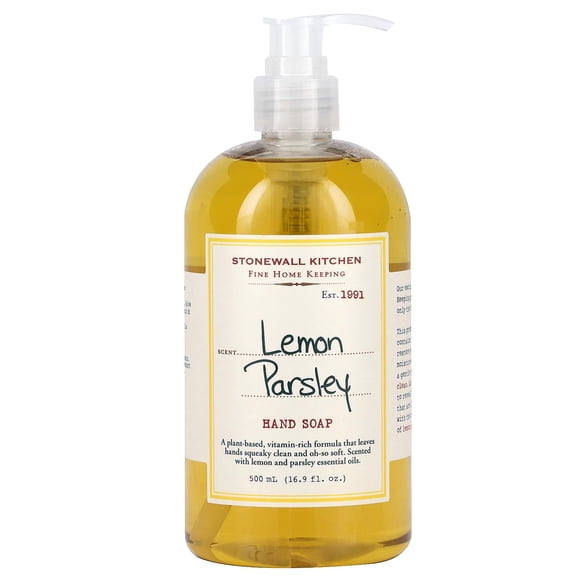 Stonewall Kitchen Savon pour les Mains Citron et Persil, 16,9 Onces