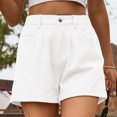 thumbnail image 2 of Womens Jeans Size 14 Spring and Summer New Womens Button Zipper Solid Fashion Casual Short Jeans Womens Jeans Size 12 Womens Jeans Size 16 Womens Jeans Size 10 Womens Jeans Size 8, 2 of 6