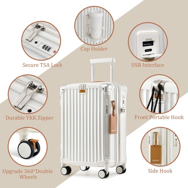 Joyway Carry-on Luggage Expandable Hard 20 inch Carry-on Luggage