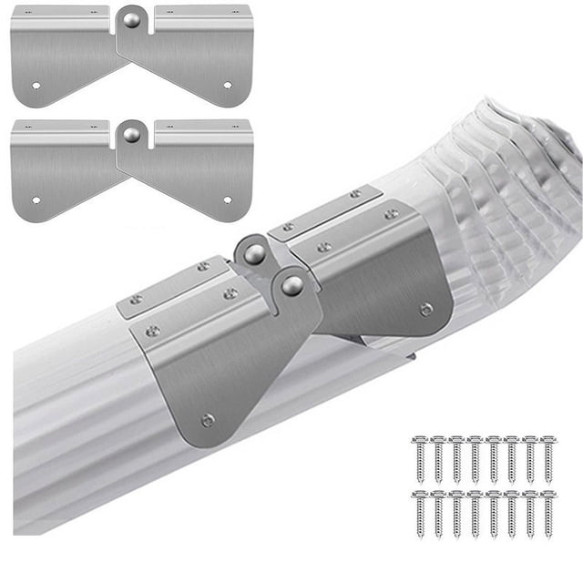 Vaidha 2 Pcs Gutter Extension Hinge, Downspout Extension FlipUp Hinge | Easy DIY Installation On Any Size Rectangle Or Square Downspout Convenient And Save Money