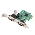 thumbnail image 1 of axGear High Speed 2 Port RS-232 RS232 Serial Port COM to PCI-E PCI Express Card NEW, 1 of 4