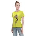 thumbnail image 4 of T-Shirt Basique à Manches Courtes pour Femme une Pièce Robin, 4 of 6