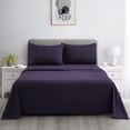 thumbnail image 4 of Marina Decoration 600 Thread Count Ultra Soft Deep Pocket Hotel Standard Solid Bedding Long Staple Percale Cotton All Season Sheet Set with Pillowcase, 4 of 7