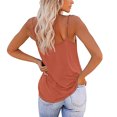 thumbnail image 4 of Yuyuzo Camisoles Débardeurs pour Femmes Sans Manches Hauts de Sortie Encolure Carrée Camis Décontractés Amples T-Shirts Tees, 4 of 7