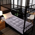 thumbnail image 4 of Student Bed Mattress, Soft Thickened Fiber Padded Mattress, Foldable, Breathable, Humidity Wicking, Comfortable Support, Dormitory, Home, Guest Room, Lightweight, Portable, Easy Storage, 4 of 6