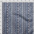 thumbnail image 4 of oneOone Polyester Spandex Blue Fabric Block Print Craft Projects Decor Fabric Printed By The Yard 56 Inch Wide, 4 of 4