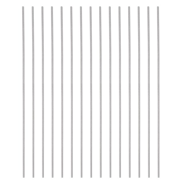 Unique Bargains 15 Packs 1.1mm x 100mm Haute Vitesse Acier (HSS) Rond Tige Bar DIY Stock Outil
