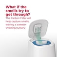 thumbnail image 4 of Diaper Genie Elite Diaper Pail, Gray, Foot Pedal, Air-Tite® Clamps, Carbon Filter, 4 of 5