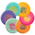 thumbnail image 1 of Wham-O Frisbee Go 6 Pack Flying Disc, 9 Inch Lightweight Colorful Toy Set for Beginners Outdoor Beach Park Backyard Game - 70g, 1 of 7