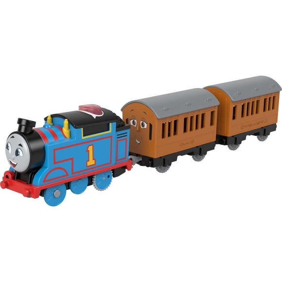 Thomas & Friends Motorized Toy Train Talking Whiff Engine with Sounds Phrases & Cargo Car for Preschool Pretend Play Kids Ages 3+ Years