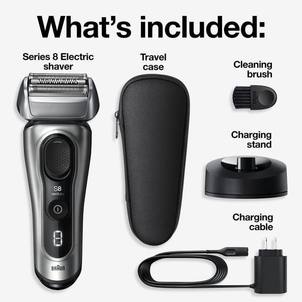 Braun Series 8 Electric Shaver for Men, with 4+1 Shaving Elements