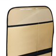 thumbnail image 4 of jinwen Back Seat Protector Kick Mat Interior Accessories Easy Cleaning Portable Beige Full, 4 of 9