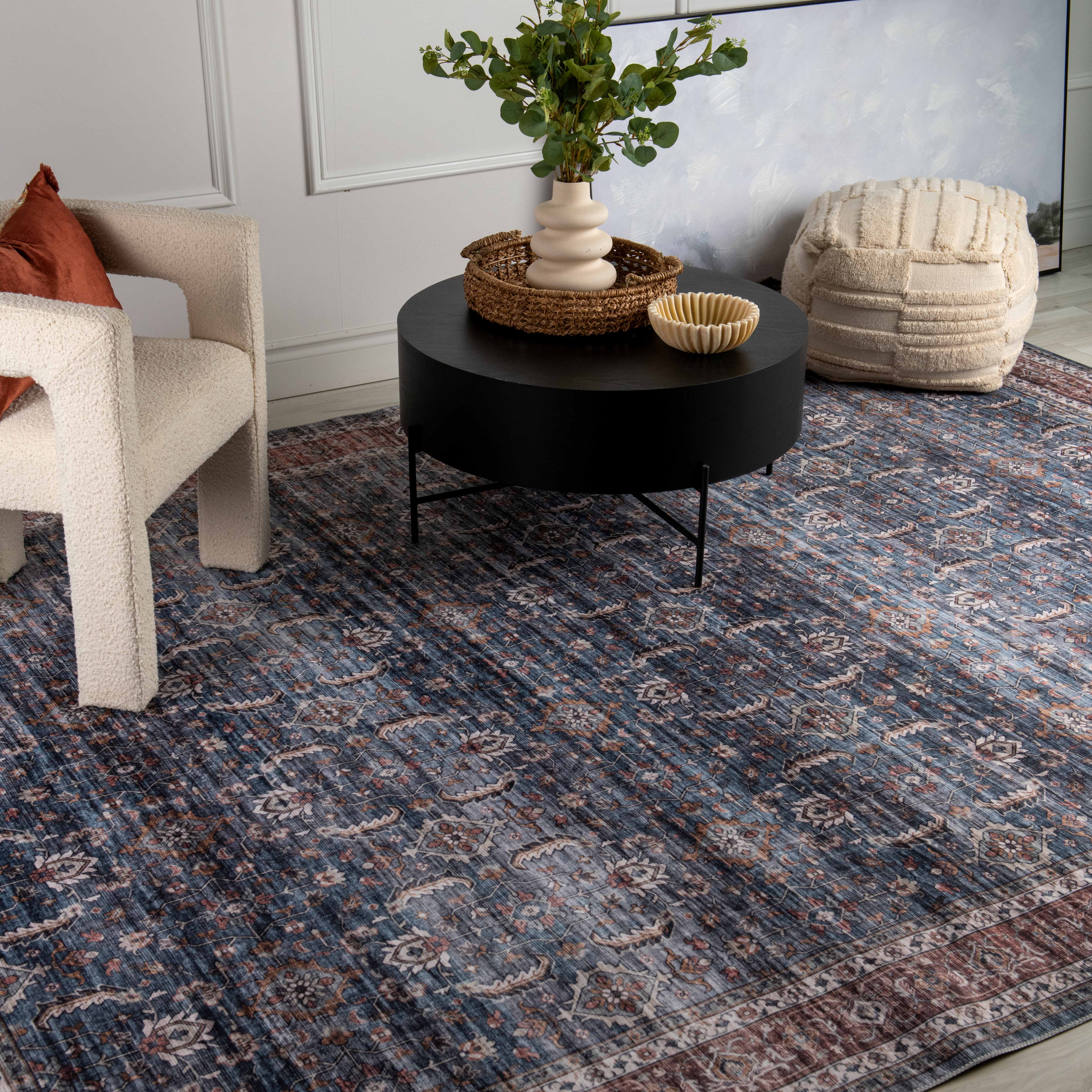 Rug Branch Collection Emir Tapis traditionnel oriental déperlant hydrofuge