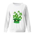 thumbnail image 4 of QIPOPIQ Chandails à Manches Longues pour Femmes T-Shirts de la Saint-Patrick Chandail Shamrock T-Shirt Vert Hauts T-Shirts de la Saint-Patrick Tuniques à Col Rond pour Dames T-Shirts de Fête T-Shirts Graphiques Aubaines, 4 of 4