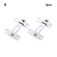 thumbnail image 4 of VONKY 2pack/lot Sleek And Secure Bedroom Latch Stainless Steel Lock Fixed With Movable Bolts Tablet small size, 4 of 6