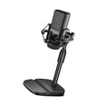 thumbnail image 2 of Support de Microphone de Bureau Amélioré, Support de Micro de Bureau Réglable Antidérapant, Support de Micro de Table avec Fente pour Téléphone et Tablette pour Diffusion en Direct Karaoké, 2 of 8