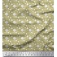 thumbnail image 1 of Soimoi Modal Satin Fabric Hexagon Shirting Printed Fabric 1 Yard 42 Inch Wide, 1 of 3