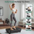 thumbnail image 2 of UPGO Vibration Machine d'Exercice à Plaque Vibrante, Plateforme pour l'Entraînement de Tout le Corps avec 2 Bandes de Résistance, 2 of 8