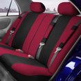 thumbnail image 3 of Car Seat Cover Full Set with Steering Wheel, Belt, & Head Rest Covers 11 Colors, 3 of 7