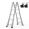 thumbnail image 1 of VEVOR Telescoping Ladder A Frame 16.7 FT Extension Multi-Function, 1 of 9