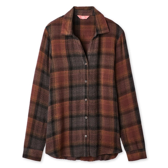 Iyla Women's Plaid Button-Up Shirt