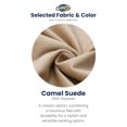 thumbnail image 2 of Ultimate Sack 30-Inch Kids Bean Bag Chair Oversized Foam Seat, Camel Suede Cover, 2 of 6