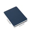 thumbnail image 2 of Heavy-Duty Thick Page Notebook Premium A5 Writing Book Satiny Smooth Paper Wireless Binding Matte Cover Office Note Pad, Blue, JKODE, 2 of 6