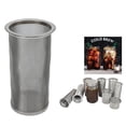 thumbnail image 4 of Cold Brew Coffee Filter,  304 Stainless Steel Wide Mouth Mesh Cylindrical Coffee Filter For Iced Coffee And Iced Tea, 4 of 8
