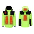 thumbnail image 2 of RXIRUCGD USB Intelligent Constant Temperature Heated Windproof Plus Size Coat For Men And Women Winter 4 Heated Jacket Coat( Green, Size:S ), 2 of 3