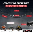 thumbnail image 2 of Krator Motorcycle Low-Rise Handlebar 7/8 Inch Compatible with Ducati Sport Mark 3 250 350 500 600 750, 2 of 7