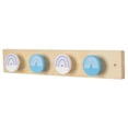 thumbnail image 2 of Neatfreak Kids Wooden Wall Hanger Rack, Coat Hooks, 2 of 10