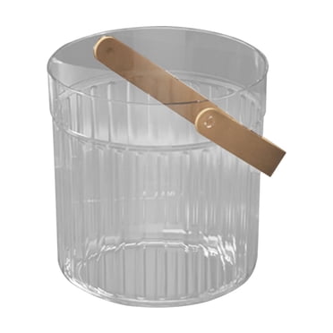 EGNMCR Seau à Glace en Acrylique Seau de Transport en Plastique Seau à Champagne de Grande Valeur Bar à la Maison KTV Seau à Granules de Glace Remplissage à la Maison Seau à Glace Contenants à Glace