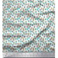 thumbnail image 1 of Soimoi Rayon Fabric Vase & Floral Small Printed Fabric 1 Yard 42 Inch Wide, 1 of 3