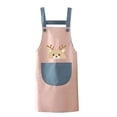 thumbnail image 2 of Nilvkv Apron Kitchen Household Cooking Waterproofing Oil Models New Men and Women Couples, 2 of 6