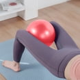 thumbnail image 3 of TopLLC Mini Yoga Pilates 10 Inch For Stability Exercise Training Gym Burst And Slip Balls With Inflatable Straw yoga ball, 3 of 8