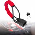 thumbnail image 2 of braveheart Outil de Verrouillage de Volant Outils Performance Excellente Accessoire Raccords Automobiles Ceintures Verrous Fourniture de Sécurité Portable Rouge, 2 of 6