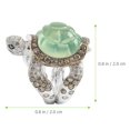 thumbnail image 4 of Miangastore Turtle Ring Innovative Band Ring Vacation Ring Women Precious Finger Jewelry, 4 of 8