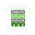 thumbnail image 1 of Minecraft Boy's Master Crafter Create Explore Survive T-shirt, XX-Large 18, 1 of 1