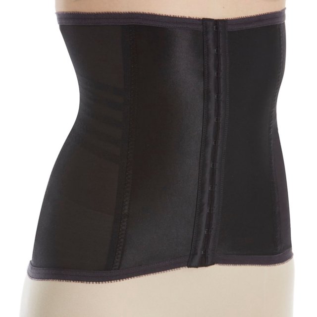 Women's Rago 821 Shapette Satin Panel Waist Cincher (Black 4X)