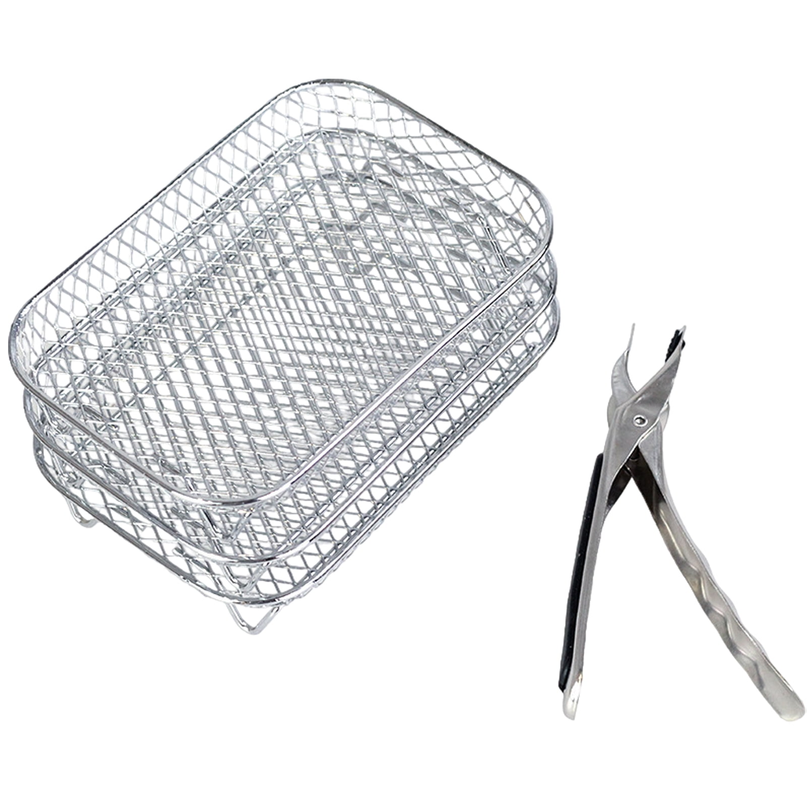 tamizeot Clip-on Air Fryer Trays Air Fryer Rack For Ninja Air Fryer Basket Air Fryer