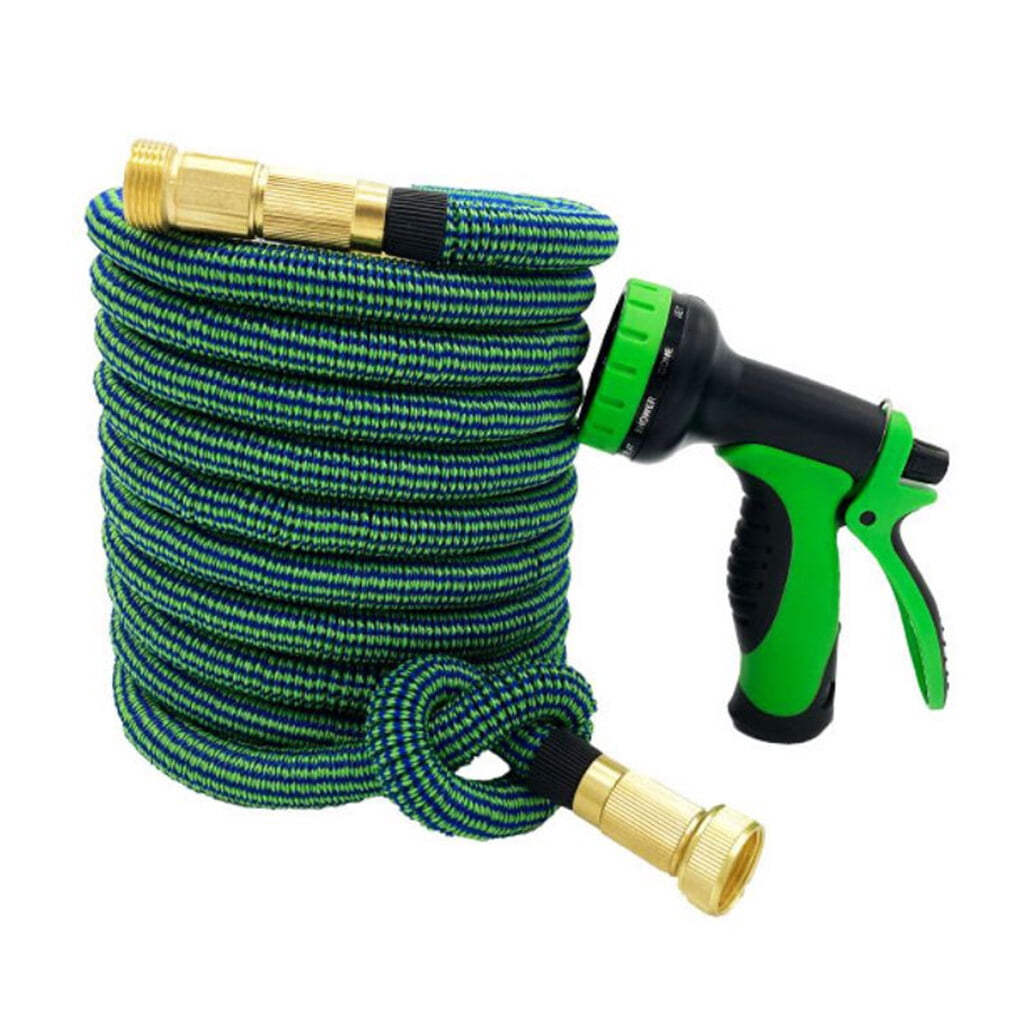 ZheElen 2021 Newest Garden Hose Portable Car Washing Tube Pipe with Nozzle Water Hose Expandable Hose 7 Patterns Water TYPE1 50FT(15M)