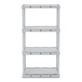 thumbnail image 3 of Gracious Living Knect-A-Shelf 4 Tier Light Duty Storage System (4 Pack), 3 of 12