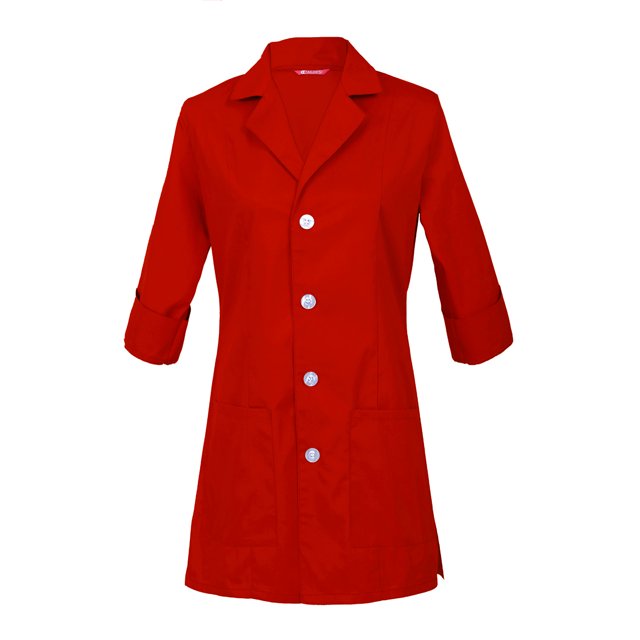 Manteau de Laboratoire pour Femmes à Manches 3/4