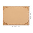 thumbnail image 2 of Raindrops 10Pcs Brown Certificate Paper for Printing Decorative Diplomas Award Certificates and Documents, 2 of 6