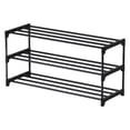 thumbnail image 3 of Sentmoon Shoe Rack for Closet Small Shoe Rack Shoe Rack Shoe Rack Storage Organizer with 3 Tiers Metal Shelves for Bedroom Closets Entry Dorm Room, 3 of 8