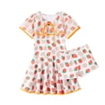 thumbnail image 1 of Little Girl Rash Guard Swimming Bathing Suit Ruffle Floral Pattern Sun Protection Long Sleeve Girls Baby Girl Bathing Suit 8-9 Years, 1 of 9