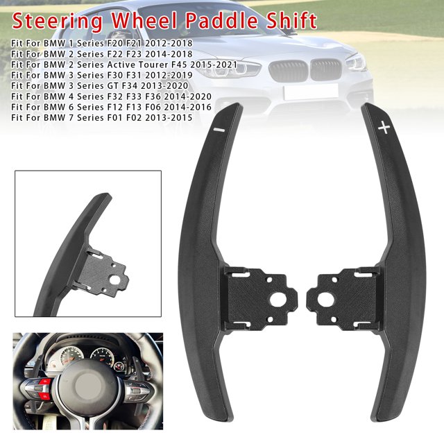 Paddle Shifter Extension For BMW F Series F30 F31 F32 F10 X3 X5 Aluminium Black