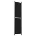 thumbnail image 3 of vidaXL 6-Panel Room Divider Black 300x220 cm Fabric, 3 of 4